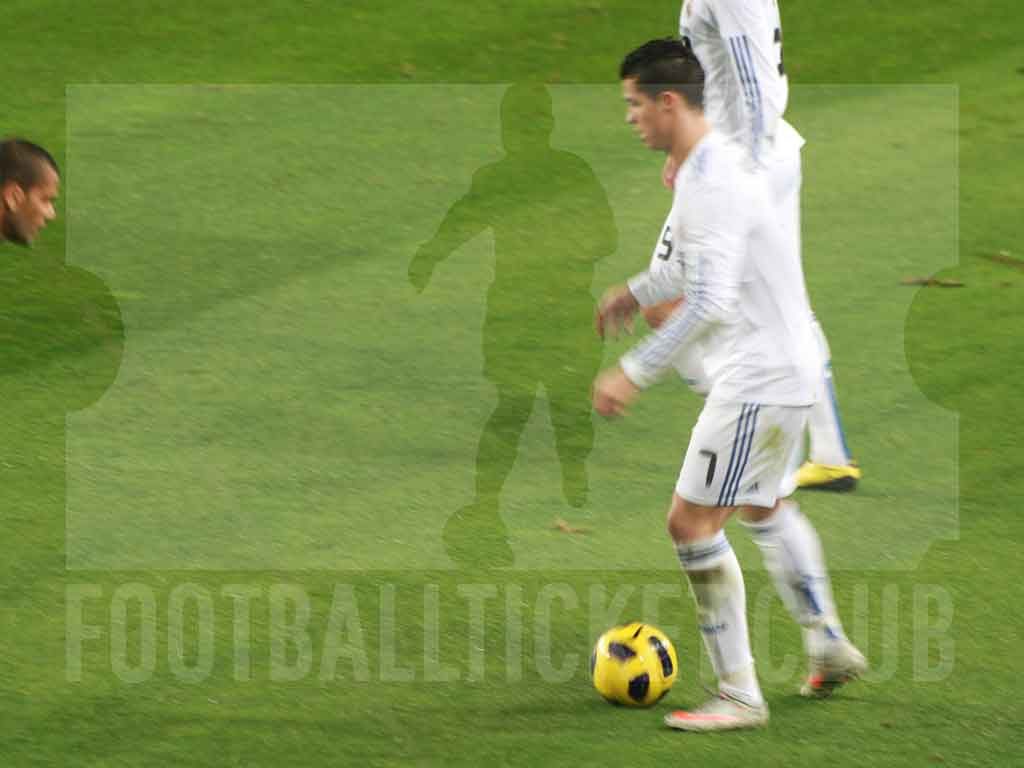 Cristiano Ronaldo with the ball